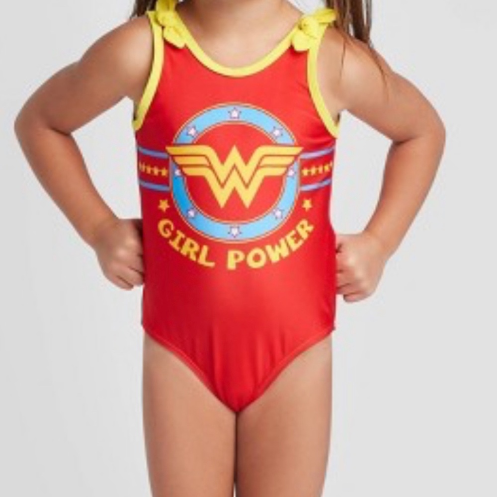 Child's Wonder Woman Bathing Suit